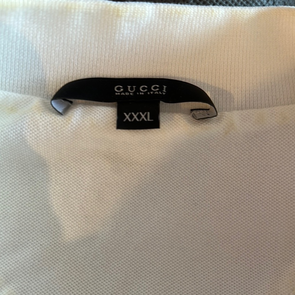 Gucci Cream Polo Shirt XXXL